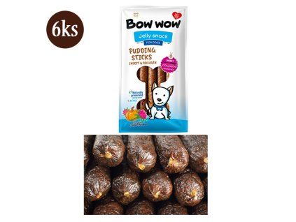Bow Wow XS Klobása pre psa - kolagén a hmyz 6ks (30cm)