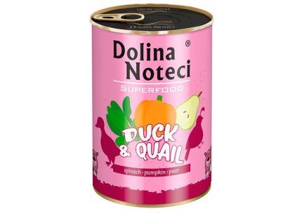 Dolina Noteci Superfood - Kačica a prepelica 400g