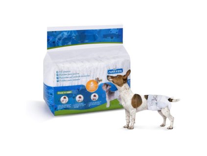 Plienky na psa Nobleza S - 2-4kg (pás 22-40cm) - 12ks
