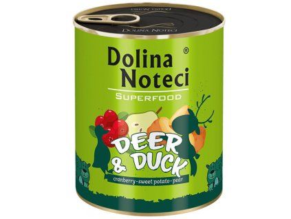 Dolina Noteci Superfood - Jeleň a kačica 800g