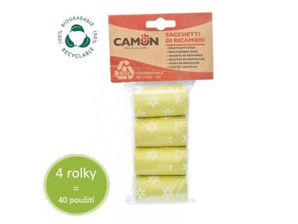Bio rozložiteľné sáčky na exkrement - zelené (4x10ks)