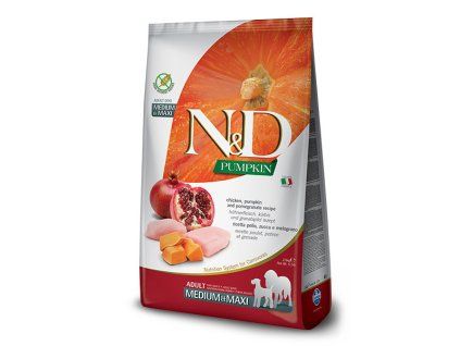 Farmina N&D Pumpkin Adult Dog Medium/Maxi - Chicken & Pomegranate 12kg