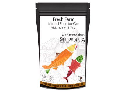 Fresh Farm No Grain Adult Cat - Losos a tuniak 6kg