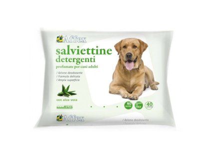 Vlhčené utierky Affex - Aloe Vera pre psov 40ks