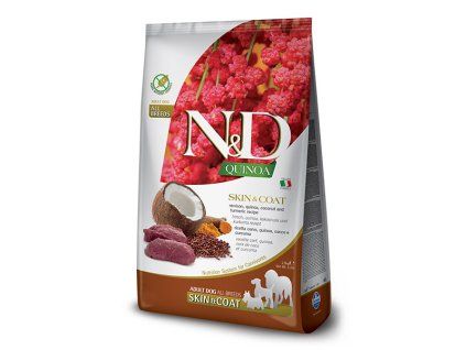 N&D GF Quinoa Dog Skin&Coat Venison & Coconut 7kg