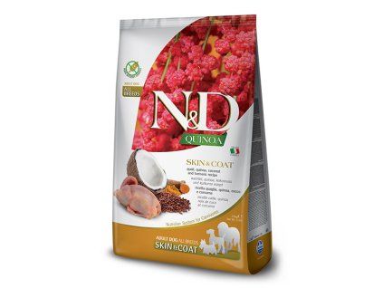 N&D GF Quinoa Dog Skin&Coat Quail & Coconut 7kg