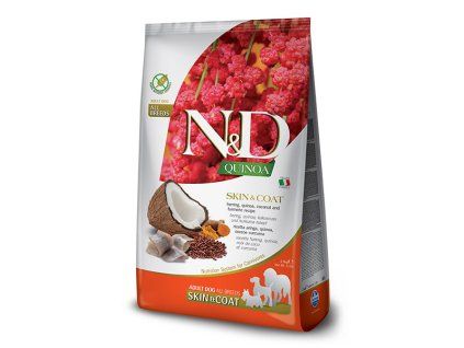 N&D GF Quinoa Dog Skin&Coat Herring & Coconut 2,5kg