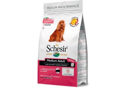 Schesir Dog Medium Adult - Bravčová šunka s ryžou 12kg