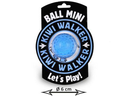 Kiwi Walker Lopta Mini - modrá 6cm