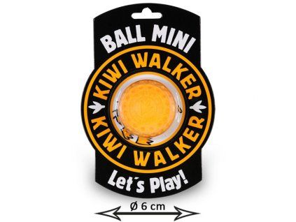 Kiwi Walker Lopta Mini - oranžová 6cm