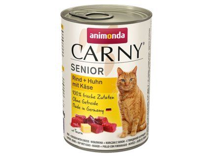 Animonda Carny Senior - Hovädzie, kuracie + syr 400g