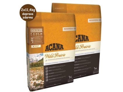 Acana Dog Wild Prairie Regionals 2x11,4kg