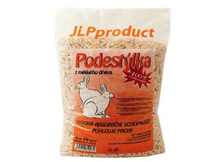 JLP podstielka drevené pelety 14l