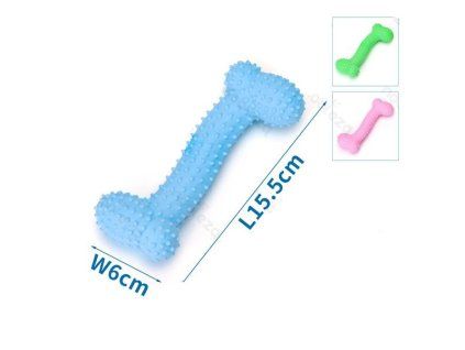 Gumená kosť s masážou ďasien pre psa Nobleza - 15,5cm