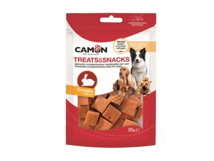Camon Treats&Snacks Dog - Kocky králik 80g