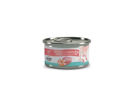Chef Cat Adult Sterilized - Tuniak filety a krevety 80g