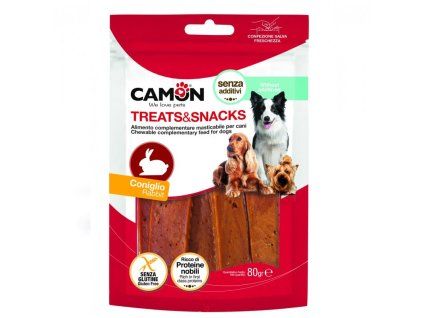 Camon Treats&Snacks Dog - Steaky králičie 80g