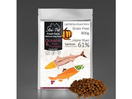 Fresh Farm Dog Light&Sterilised Mini GF - Oceanic Fish & Pumpkin 800g