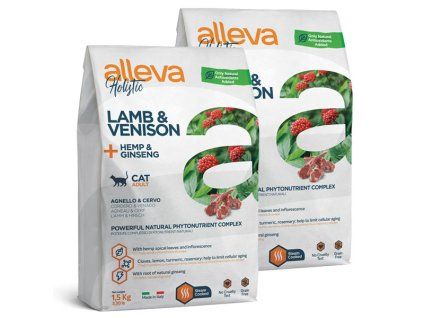 Alleva Holistic Cat Adult Lamb & Venision 3kg