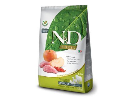 Farmina N&D Dog Prime Adult Medium & Maxi Wild Boar & Apple 2,5kg