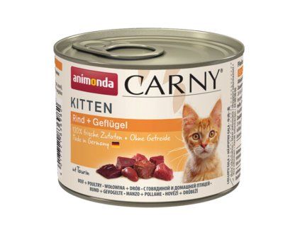 Animonda Carny Mačiatko - Hovädzie a kura 200g