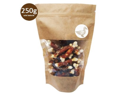 Vápniková kosť obalená kačacím mäsom Fresh Farm - 250g