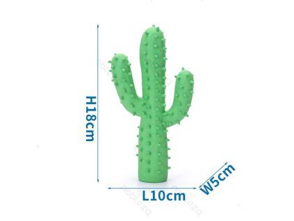 Dentálny latexový kaktus Nobleza pre psa - 18cm