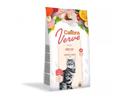 Calibra Cat Verve GF Adult Chicken&Turkey 750g