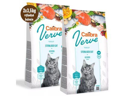 Calibra Cat Verve GF Sterilised Herring 2x3,5kg
