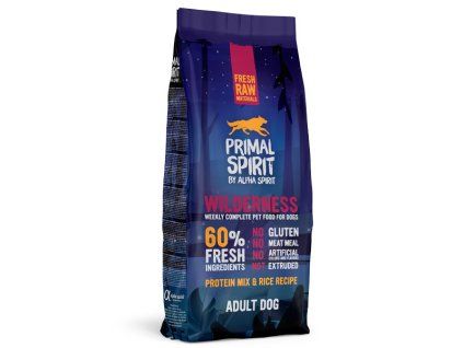 Primal Spirit Dog 60% Wilderness 12kg