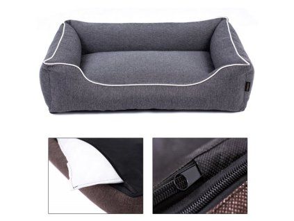 Sofa Mallorca Pelech Comfort - tmavošedá farba