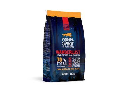 Primal Spirit Dog 70% Wanderlust 1kg