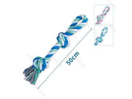 Bavlnené lano extra hrubé Nobleza XXL - 50cm (farebné)