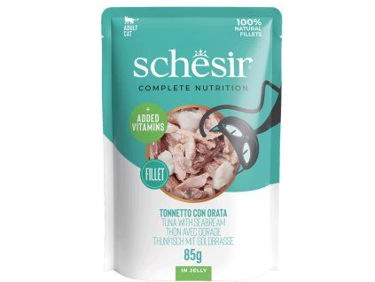 Schesir CB Wet Tuniak a pražma v želé kapsicka 85g