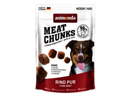 Animonda Meat Chunks Medium&Maxi Dog - hovädzie mäso 80g