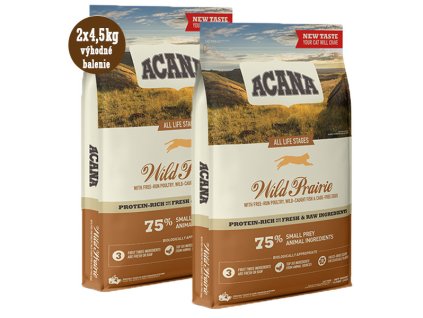 Acana Cat Wild Prairie Grain Free 2x4,5kg
