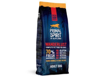Primal Spirit Dog 70% Wanderlust 12kg