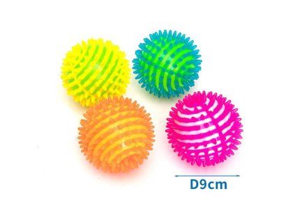 LED svietiaca masážna lopta pre psa Nobleza 9cm