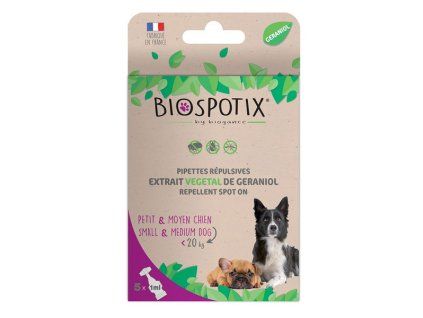 Biogance Biospotix Dog spot-on pipety S-M 5x1ml