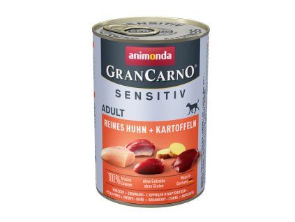 Animonda GranCarno Sensitiv Adult - Kuracie so zemiakmi 400g