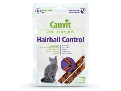Canvit Cat Hairball Control Snacks 100g