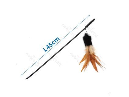 Mávatko Nobleza - s dlhými pierkami 45cm