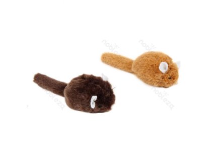 Hračka pre mačku Nobleza - Hebká myš 12cm