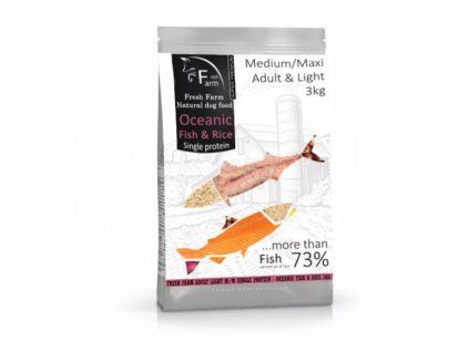 Fresh Farm Adult&Light Medium/Maxi Single Protein - Oceanic Fish 3kg