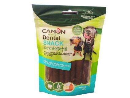Camon Dental Snack Dog Vegetal Sticks - Bataty a jablká 100g
