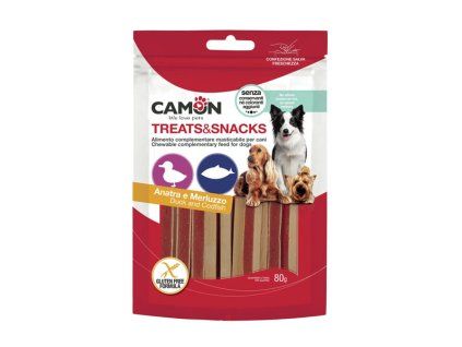 Camon Treats&Snacks Dog - Sandwich kačacie s treskou 80g