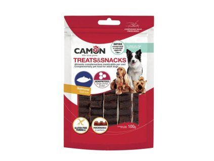 Camon Treats&Snacks Dog - Losos porcovateľný 100g