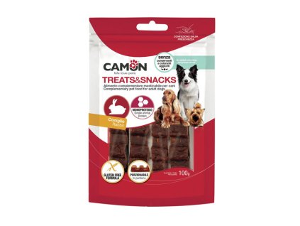 Camon Treats&Snacks Dog - Králičie porcovateľné 100g