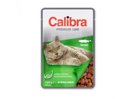 Calibra Cat Premium Sterilised Salmon 100g