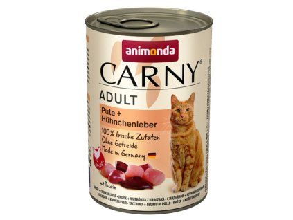 Animonda Carny Adult - Morka a kuracia pečeň 400g